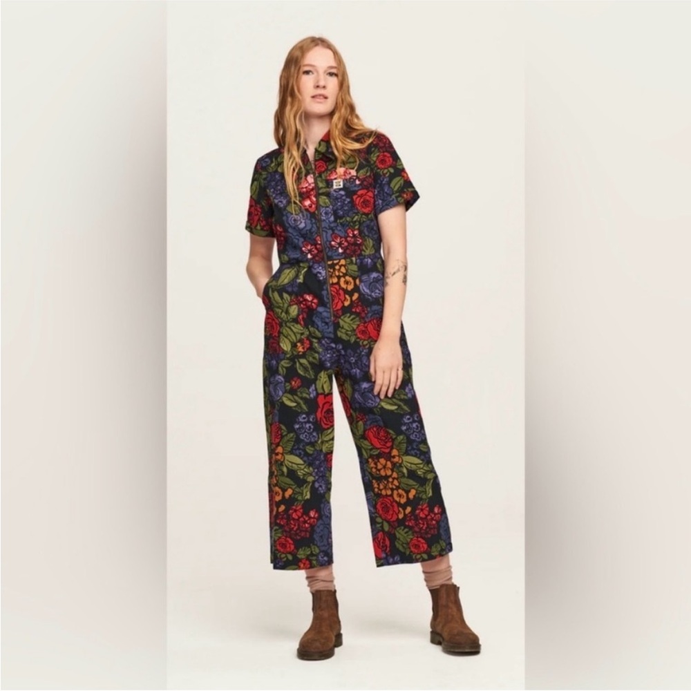 Lucy & Yak Ragan NWT Multicolor Floral Jumpsuit